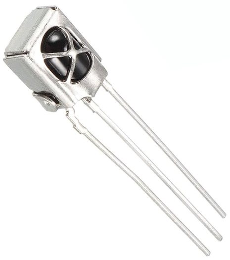 VS1838 infrared receiver used for the terminal approach