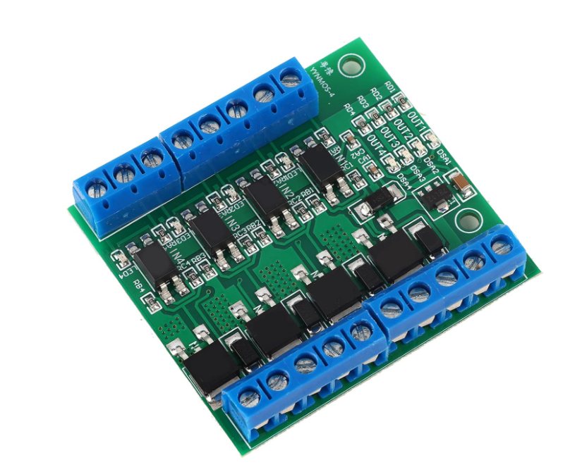 MOSFET amplifier board for the high-voltage supply