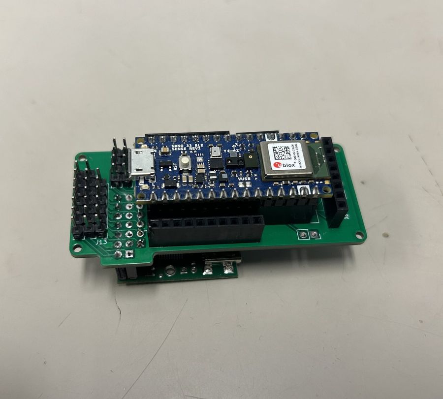 Custom PCB for the morphing actuation